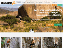 Tablet Screenshot of climbingflex.com
